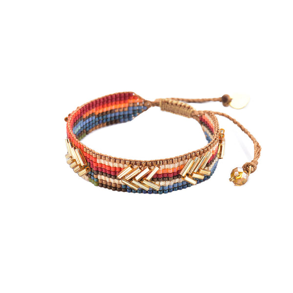 Brazalete pequeño Chevron Multicolor