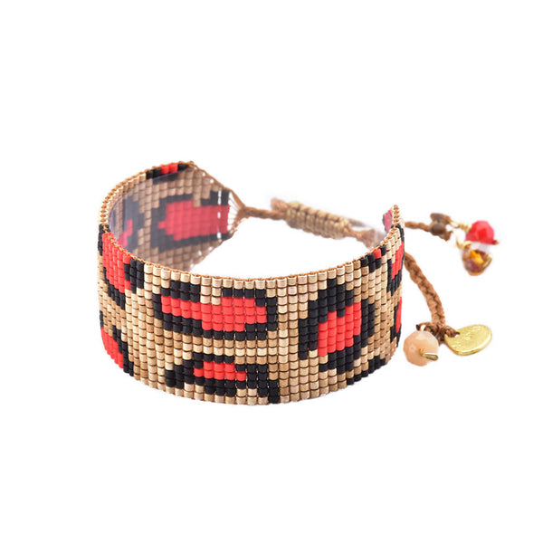 Brazalete Medium Panthera Rojo