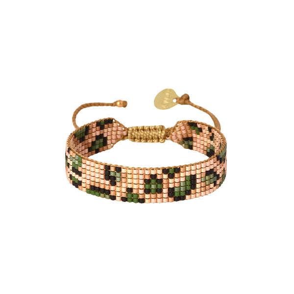 Brazalete Panthera Small Verde Camel