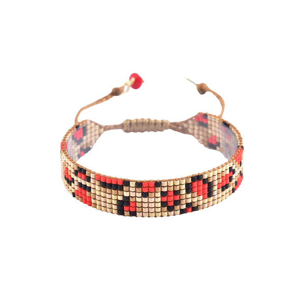 Brazalete Small Panthera Rojo