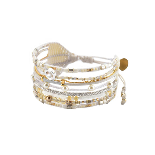 Brazalete Cristal Blanco