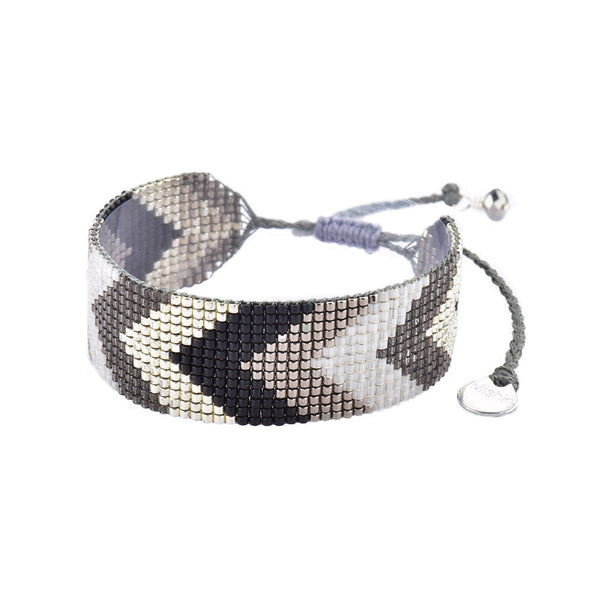 Brazalete Forward Negro y Plateado