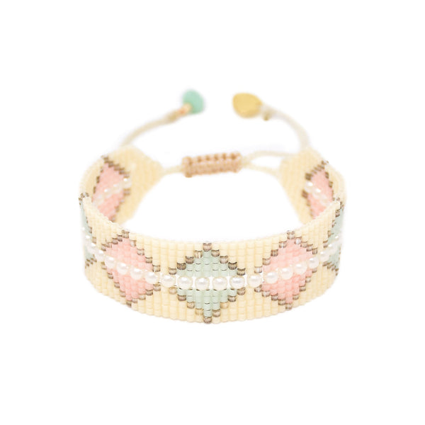 Brazalete Metzi Rosado y Menta