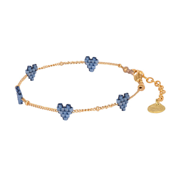 Brazalete ajustable Heartsy Chain