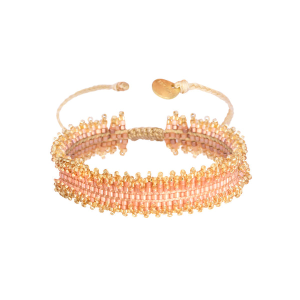 Brazalete Boleros Rosado