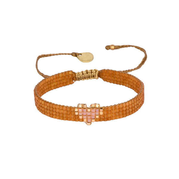 Brazalete ajustable Golden Heartsy