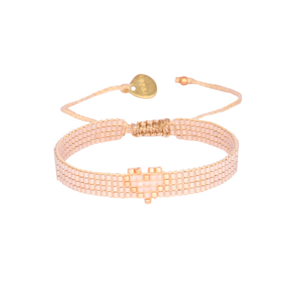 Brazalete ajustable Golden Heartsy