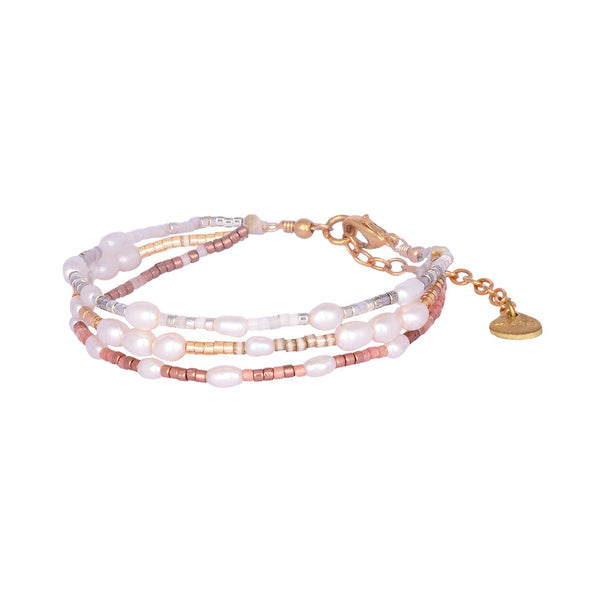 Brazalete ajustable Pearly Trio