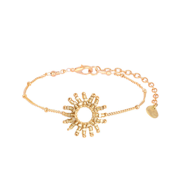 Brazalete Fringe Sun Dorado