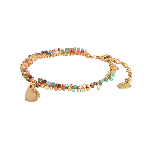 Brazalete Flow Heart Multicolor