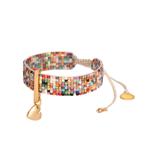 Brazalete Prism Heart Multicolor