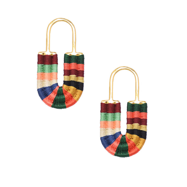 Aretes Afrika Lock Multicolor