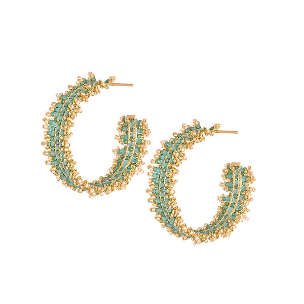 Aretes Boleros Verde