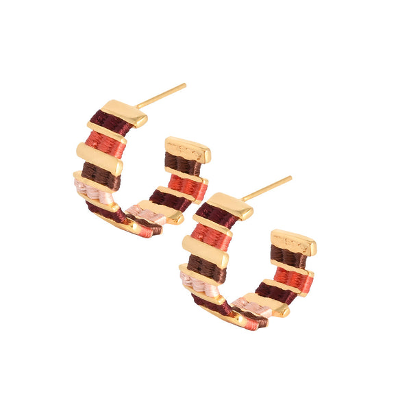 Aretes Pequeño Tunez vino tinto