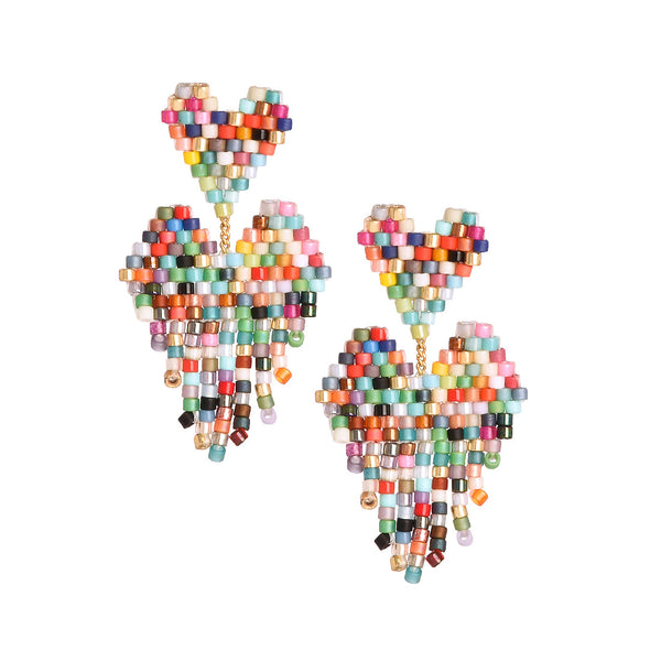 Aretes Fringy Multicolor