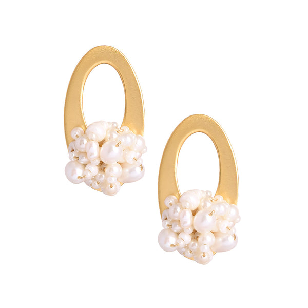 Aretes Lustra Blancos