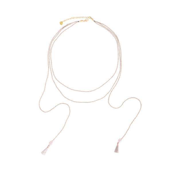 Collar Cravatte Plateado