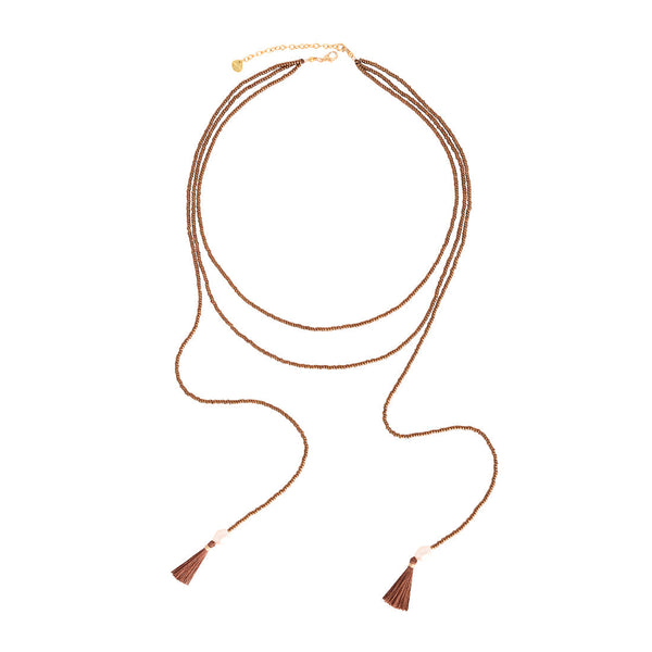 Collar Cravatte Café